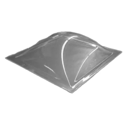 SL2222C – S.RECREATION Skylight, 4-1/2 Inch High Bubble Type Dome Mounts Outside RV Square For 22 Inch Length x 22 In...